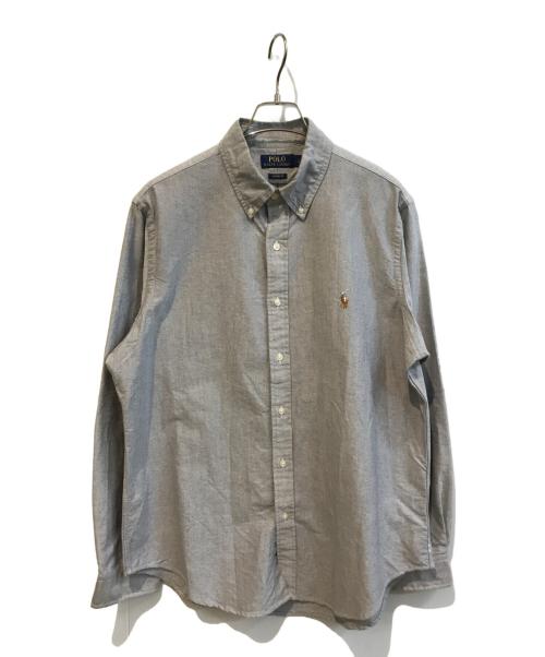 POLO RALPH LAUREN（ポロ・ラルフローレン）POLO RALPH LAUREN (ポロ・ラルフローレン) ボタンダウンシャツ グレー サイズ:ｌの古着・服飾アイテム
