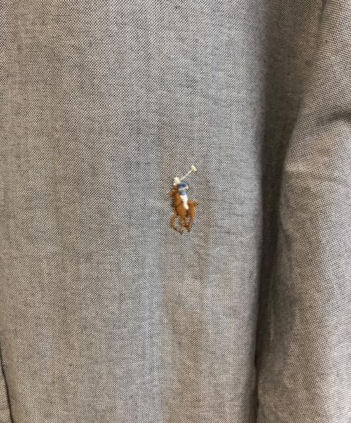 POLO RALPH LAUREN（ポロ・ラルフローレン）POLO RALPH LAUREN (ポロ・ラルフローレン) ボタンダウンシャツ グレー サイズ:ｌの古着・服飾アイテム