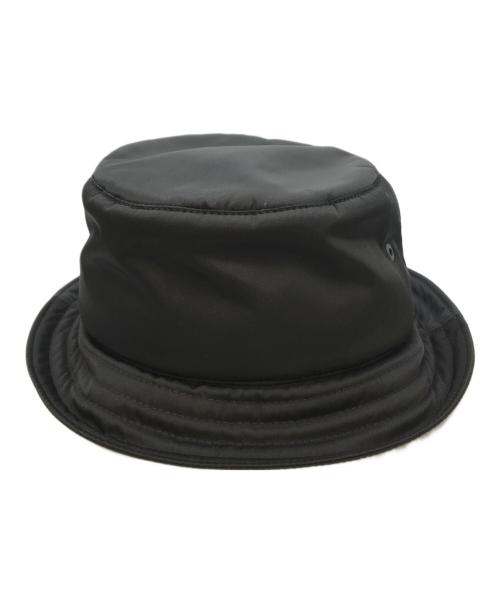 BURBERRY LONDON（バーバリーロンドン）BURBERRY LONDON (バーバリーロンドン) PADDED NYLON BUCKET HAT ブラックの古着・服飾アイテム