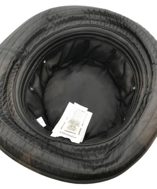 BURBERRY LONDON（バーバリーロンドン）BURBERRY LONDON (バーバリーロンドン) PADDED NYLON BUCKET HAT ブラックの古着・服飾アイテム