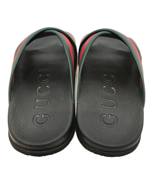 GUCCI（グッチ）GUCCI (グッチ) シェリーラインサンダル 627820 ブラック サイズ:38の古着・服飾アイテム