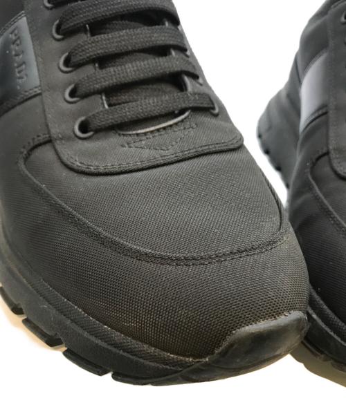 PRADA（プラダ）PRADA (プラダ) RE NYRON SNERKERS ブラック サイズ:9 1/2の古着・服飾アイテム