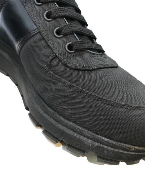 PRADA（プラダ）PRADA (プラダ) RE NYRON SNERKERS ブラック サイズ:9 1/2の古着・服飾アイテム