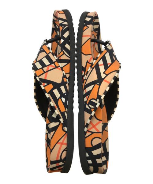 BURBERRY（バーバリー）BURBERRY (バーバリー) Monogram Print Sandal 8056657 ベージュ サイズ:40の古着・服飾アイテム