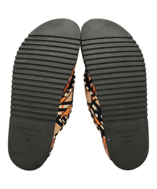 BURBERRY（バーバリー）BURBERRY (バーバリー) Monogram Print Sandal 8056657 ベージュ サイズ:40の古着・服飾アイテム