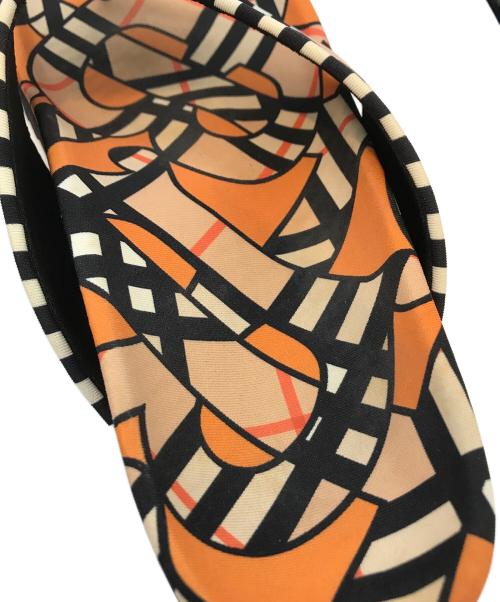 BURBERRY（バーバリー）BURBERRY (バーバリー) Monogram Print Sandal 8056657 ベージュ サイズ:40の古着・服飾アイテム