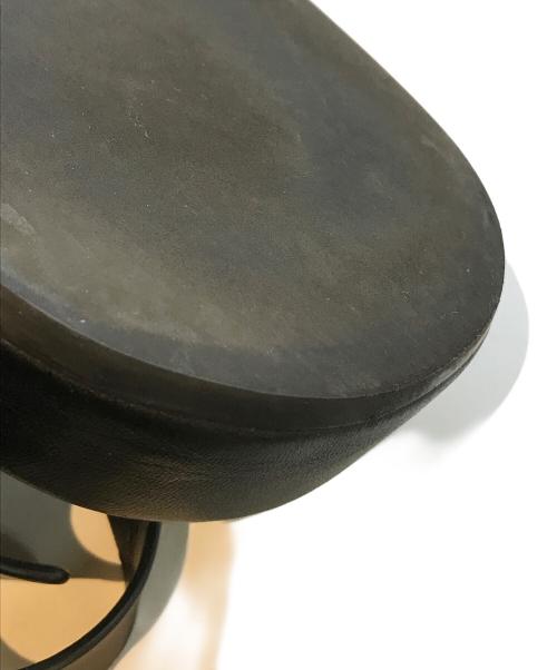 BURBERRY（バーバリー）BURBERRY (バーバリー) ロゴレザーサンダル ブラック サイズ:38の古着・服飾アイテム