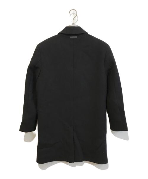 Calvin Klein（カルバンクライン）Calvin Klein (カルバンクライン) ウールブレンドオーバーコート　4LD900G ブラック サイズ:Sの古着・服飾アイテム