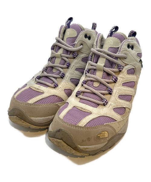 THE NORTH FACE（ザ ノース フェイス）THE NORTH FACE (ザ ノース フェイス) SABLE MID GTX XCR NFW70033 ベージュ×パープル サイズ:24の古着・服飾アイテム