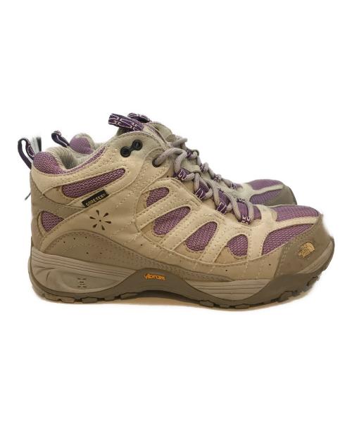 THE NORTH FACE（ザ ノース フェイス）THE NORTH FACE (ザ ノース フェイス) SABLE MID GTX XCR NFW70033 ベージュ×パープル サイズ:24の古着・服飾アイテム