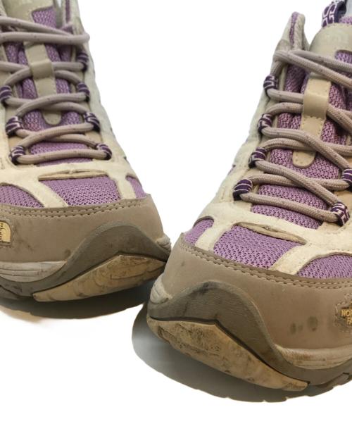THE NORTH FACE（ザ ノース フェイス）THE NORTH FACE (ザ ノース フェイス) SABLE MID GTX XCR NFW70033 ベージュ×パープル サイズ:24の古着・服飾アイテム