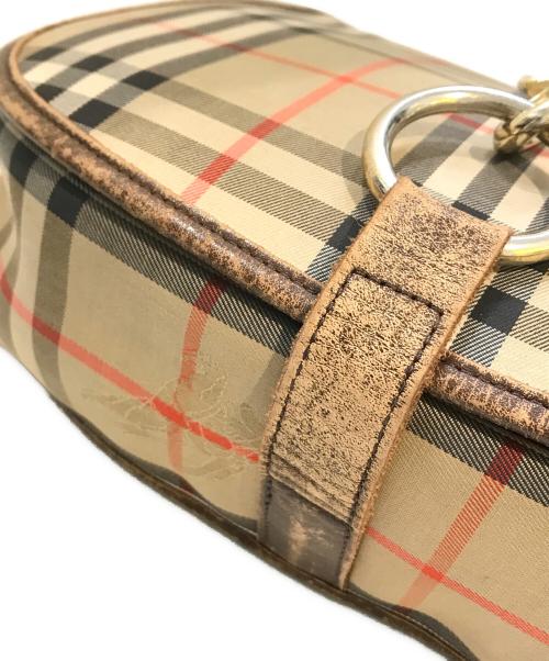 Burberry's（バーバリーズ）Burberry's (バーバリー) ノヴァチェックショルダーバッグ ベージュの古着・服飾アイテム