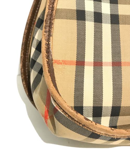 Burberry's（バーバリーズ）Burberry's (バーバリー) ノヴァチェックショルダーバッグ ベージュの古着・服飾アイテム