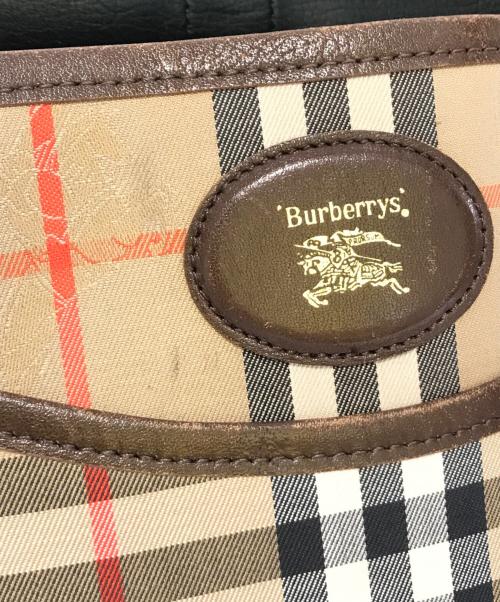 Burberry's（バーバリーズ）Burberry's (バーバリー) ノヴァチェックショルダーバッグ ベージュの古着・服飾アイテム