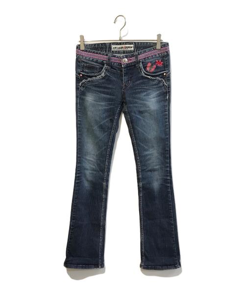 grassh pper（グラスホッパー）grassh pper (グラスホッパー) デニムパンツ インディゴ サイズ:SIZE 66cm (W26)の古着・服飾アイテム