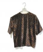 BACCAバッカ）の古着「オパール加工 ベルベット シースルー　35-01-15-01305」｜ブラウン