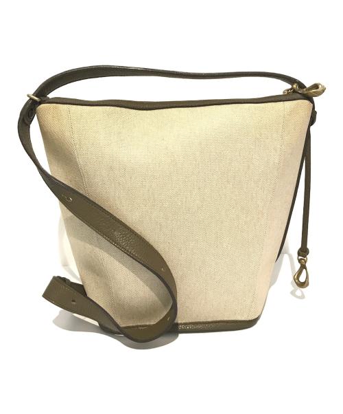 ETiAM（エティアム）ETIAM (エティアム) ショルダーバッグ ベージュの古着・服飾アイテム