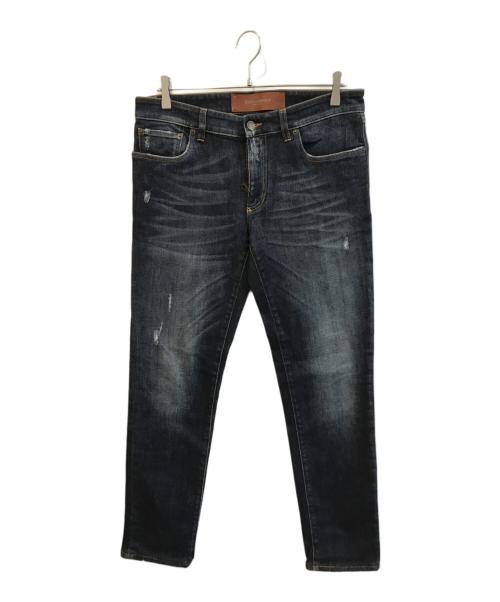 DOLCE & GABBANA（ドルチェ＆ガッバーナ）DOLCE & GABBANA (ドルチェ＆ガッバーナ) ストレッチデニムパンツ　G6DBLD/G8Q97 インディゴ サイズ:48の古着・服飾アイテム