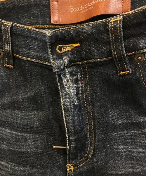 DOLCE & GABBANA（ドルチェ＆ガッバーナ）DOLCE & GABBANA (ドルチェ＆ガッバーナ) ストレッチデニムパンツ　G6DBLD/G8Q97 インディゴ サイズ:48の古着・服飾アイテム