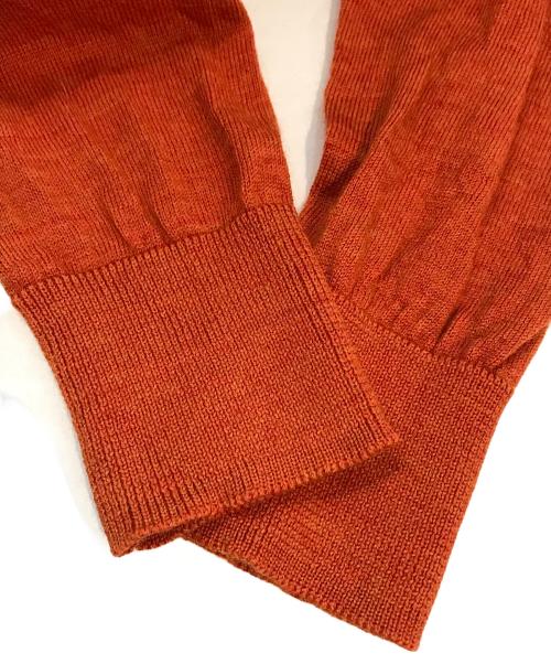 POLO RALPH LAUREN（ポロ・ラルフローレン）POLO RALPH LAUREN (ポロ・ラルフローレン) メリノウールニット オレンジ サイズ:Ｓの古着・服飾アイテム