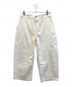 AIR JORDANエア ジョーダン）の古着「91 ワイドレッグ バギー パンツ」｜ホワイト