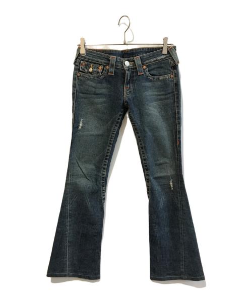 TRUE RELIGION（トゥルー レリジョン）TRUE RELIGION (トゥルー レリジョン) フレアデニムパンツ インディゴ サイズ:SIZE 66cm (W26)の古着・服飾アイテム