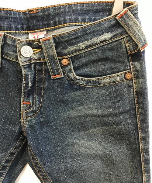 TRUE RELIGION（トゥルー レリジョン）TRUE RELIGION (トゥルー レリジョン) フレアデニムパンツ インディゴ サイズ:SIZE 66cm (W26)の古着・服飾アイテム