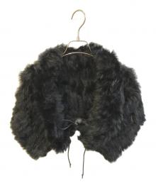 5351 pour les FEMMES（5351プールレスフェム）の古着「ラビットファーストール」｜ブラック