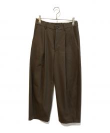 UNITED TOKYO（ユナイテッドトーキョー）の古着「バレルチノパンツ　135440002」｜ブラウン