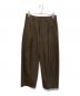 UNITED TOKYO（ユナイテッドトーキョー）の古着「バレルチノパンツ　135440002」｜ブラウン