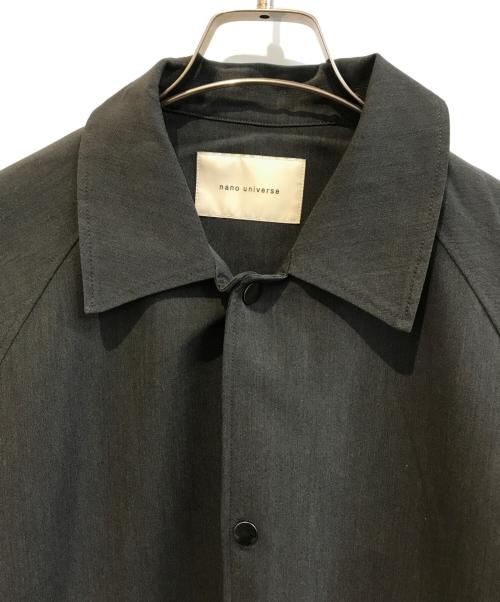 nano・universe（ナノ・ユニバース）nano・universe (ナノ・ユニバース) イタリアンドットリラックスコーチジャケット グレー サイズ:M 未使用品の古着・服飾アイテム