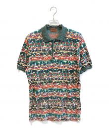 missoni（ミッソーニ）の古着「ニットポロシャツ」｜グリーン