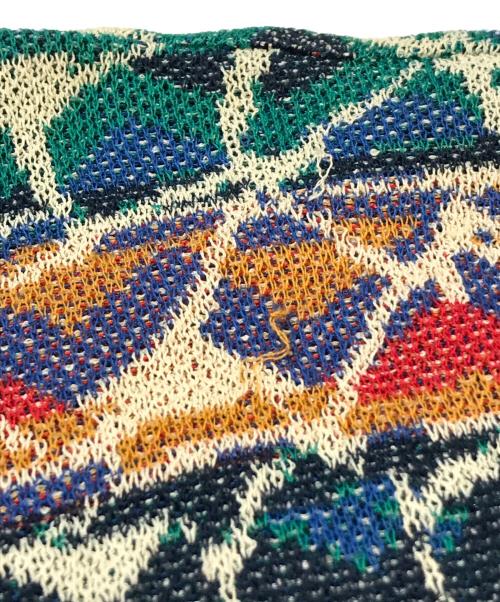 missoni（ミッソーニ）MISSONI (ミッソーニ) ニットポロシャツ グリーン サイズ:52の古着・服飾アイテム