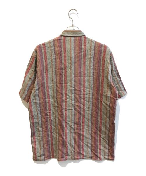 missoni（ミッソーニ）MISSONI (ミッソーニ) 半袖シャツ レッド サイズ:52の古着・服飾アイテム