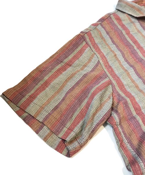 missoni（ミッソーニ）MISSONI (ミッソーニ) 半袖シャツ レッド サイズ:52の古着・服飾アイテム