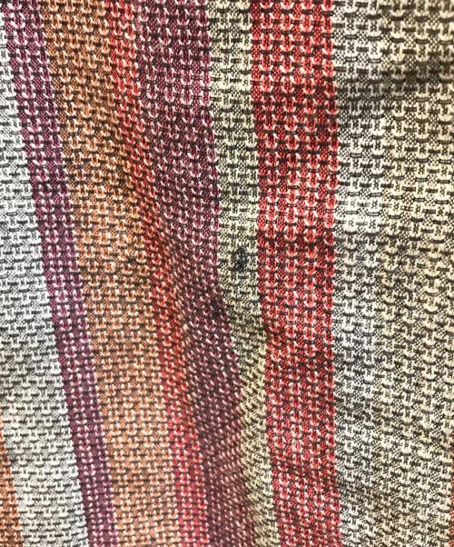 missoni（ミッソーニ）MISSONI (ミッソーニ) 半袖シャツ レッド サイズ:52の古着・服飾アイテム