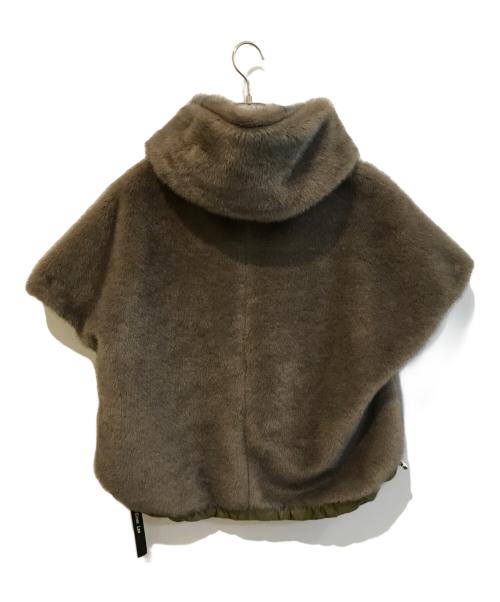 eimee law（エイミーロウ）Eimee Law (エイミーロウ) ミンクライクファーケープ　83830E-2 ブラウン サイズ:Free 未使用品の古着・服飾アイテム