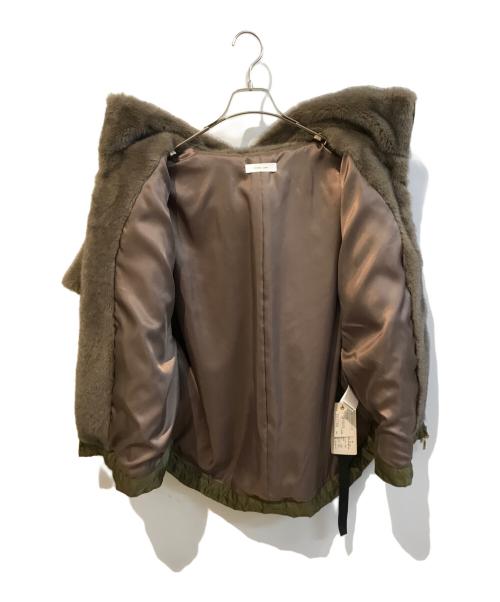 eimee law（エイミーロウ）Eimee Law (エイミーロウ) ミンクライクファーケープ　83830E-2 ブラウン サイズ:Free 未使用品の古着・服飾アイテム