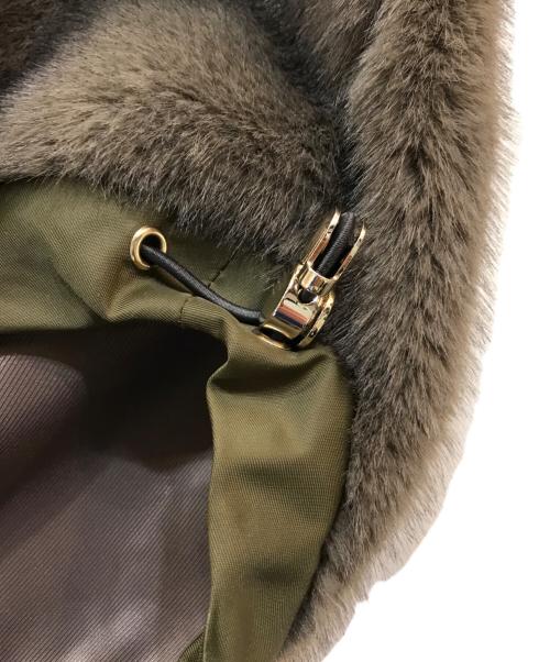 eimee law（エイミーロウ）Eimee Law (エイミーロウ) ミンクライクファーケープ　83830E-2 ブラウン サイズ:Free 未使用品の古着・服飾アイテム