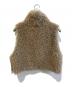 vivapresto (ビバプレスト) フェイクファーベスト ベージュ サイズ:Ｍ 未使用品：7000円