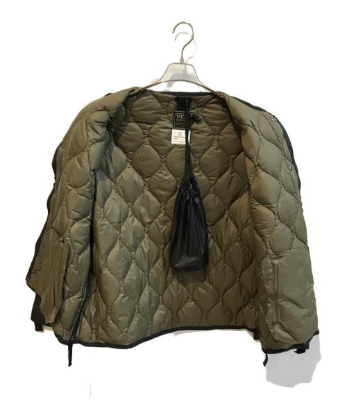 TAION（タイオン）TAION (タイオン) M65 ライナーWジップ ダウンジャケット-ソフトシェル　M65LSZBML-1 ブラック サイズ:Ｌの古着・服飾アイテム