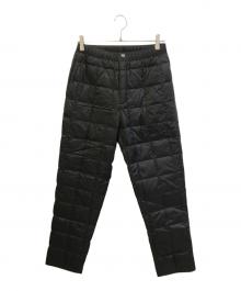 TAION（タイオン）の古着「ダウンパンツ」｜ブラック
