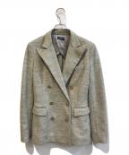 POLO RALPH LAURENポロ・ラルフローレン）の古着「ウール混ダブルテーラードジャケット」｜グレー