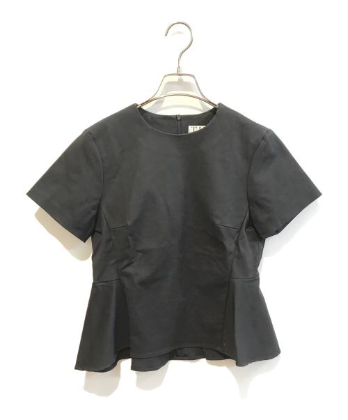 THIRD MAGAZINE（サードマガジン）THIRD MAGAZINE (サードマガジン) 半袖ブラウス ブラック サイズ:9の古着・服飾アイテム