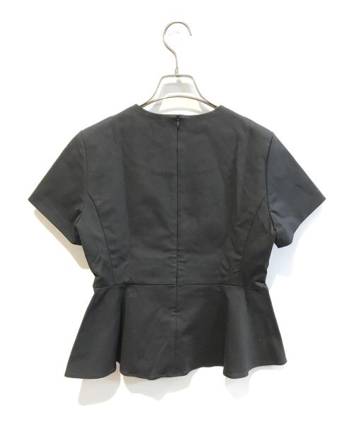 THIRD MAGAZINE（サードマガジン）THIRD MAGAZINE (サードマガジン) 半袖ブラウス ブラック サイズ:9の古着・服飾アイテム