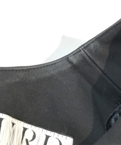 THIRD MAGAZINE（サードマガジン）THIRD MAGAZINE (サードマガジン) 半袖ブラウス ブラック サイズ:9の古着・服飾アイテム