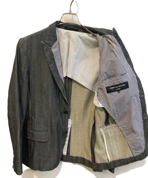 COMME des GARCONS HOMME（コムデギャルソン オム）COMME des GARCONS HOMME (コムデギャルソン オム) テーラードジャケット　HS-J073 インディゴ サイズ:Sの古着・服飾アイテム
