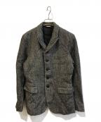 COMME des GARCONS HOMME PLUSコムデギャルソンオムプリュス）の古着「リネンウールテーラードジャケット　PJ-J059」｜グレー
