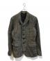 COMME des GARCONS HOMME PLUS（コムデギャルソンオムプリュス）の古着「リネンウールテーラードジャケット　PJ-J059」｜グレー