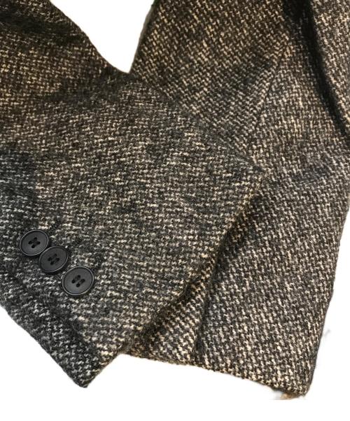 COMME des GARCONS HOMME PLUS（コムデギャルソンオムプリュス）COMME des GARCONS HOMME PLUS (コムデギャルソンオムプリュス) リネンウールテーラードジャケット　PJ-J059 グレー サイズ:Sの古着・服飾アイテム
